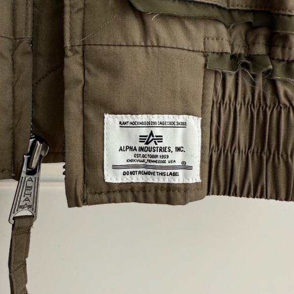 Alpha Industries Bomber Jacket CWU 36/P MOD W, OG-107 GREEN - Picture 3 of 10